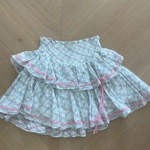 LoveShackFancy Floral Skirt in XS